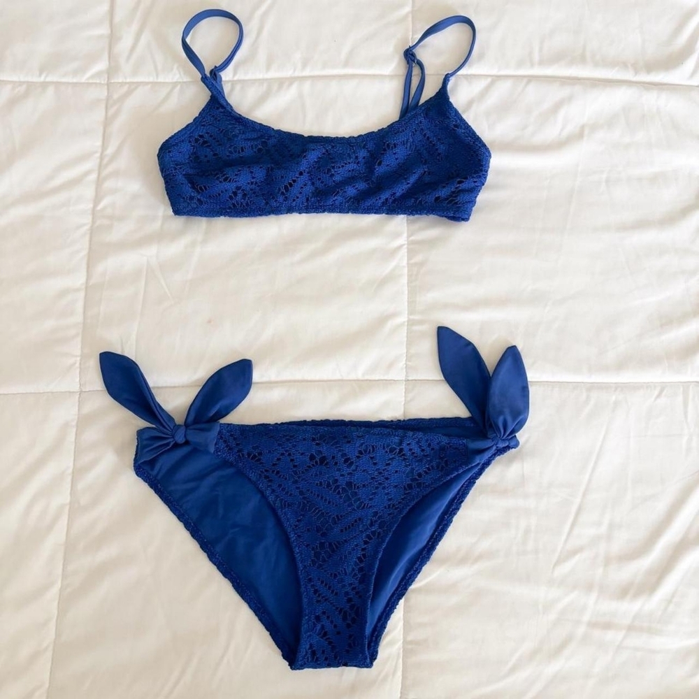 Aerie Blue Lace Bikini